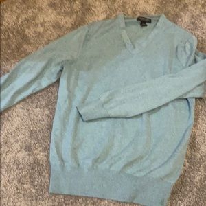 Silk cashmere v neck sweater